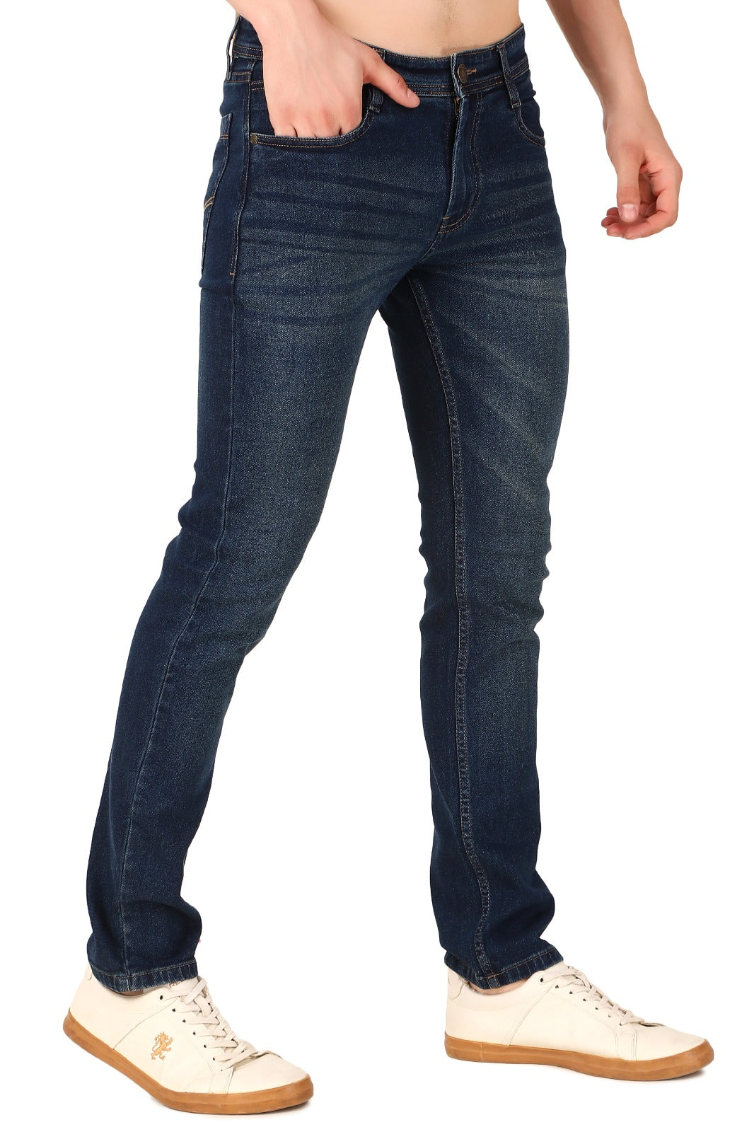 Mid Blue Dusty Denim Jeans / ARTICLE NO.- JB04