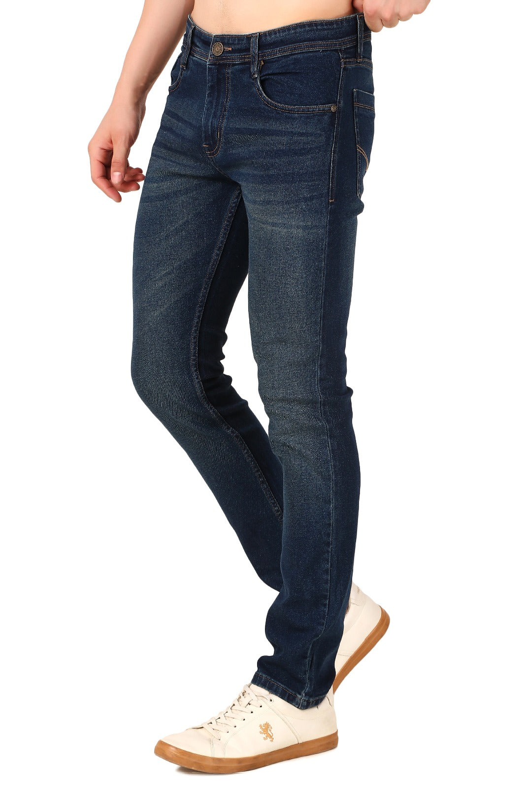 Mid Blue Dusty Denim Jeans / ARTICLE NO.- JB04