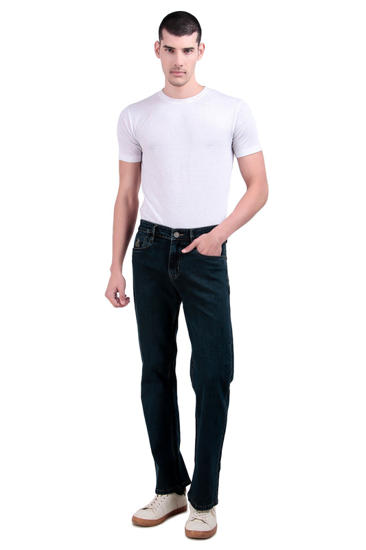 Deep Blue Straight Fit Denim Jeans / Article no.- JB28