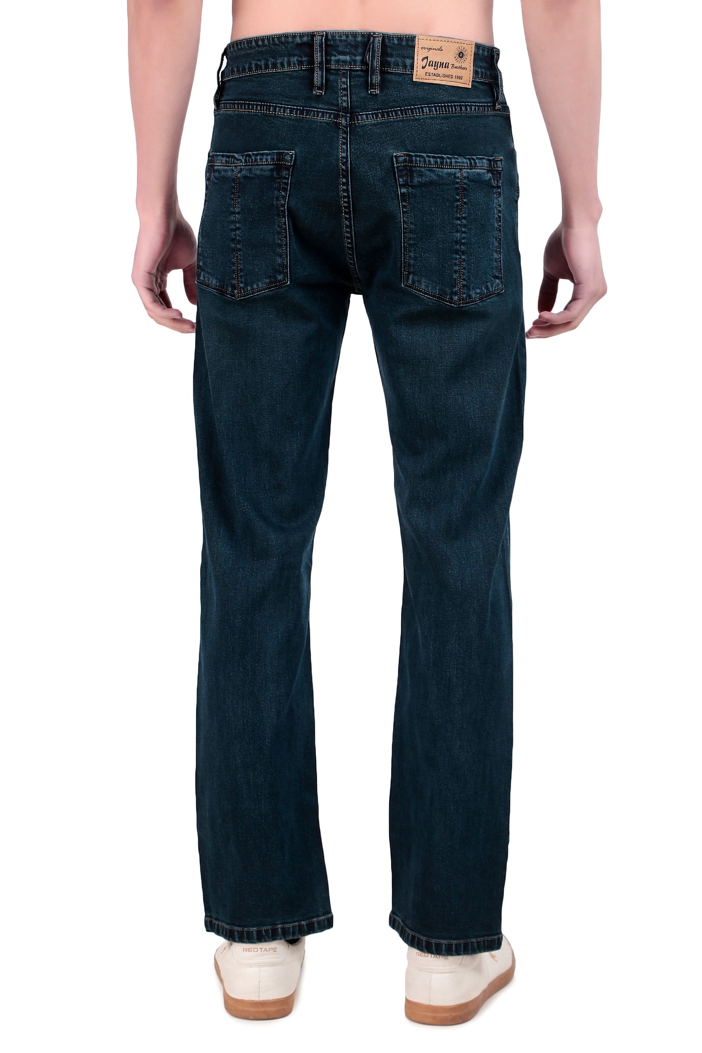 Deep Blue Straight Fit Denim Jeans / Article no.- JB28