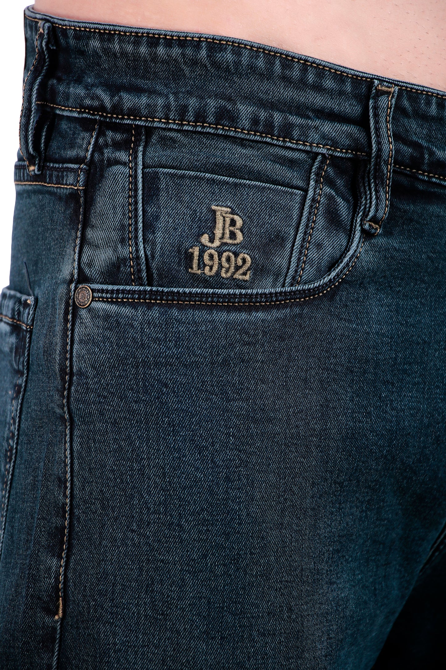 Deep Blue Straight Fit Denim Jeans / Article no.- JB28