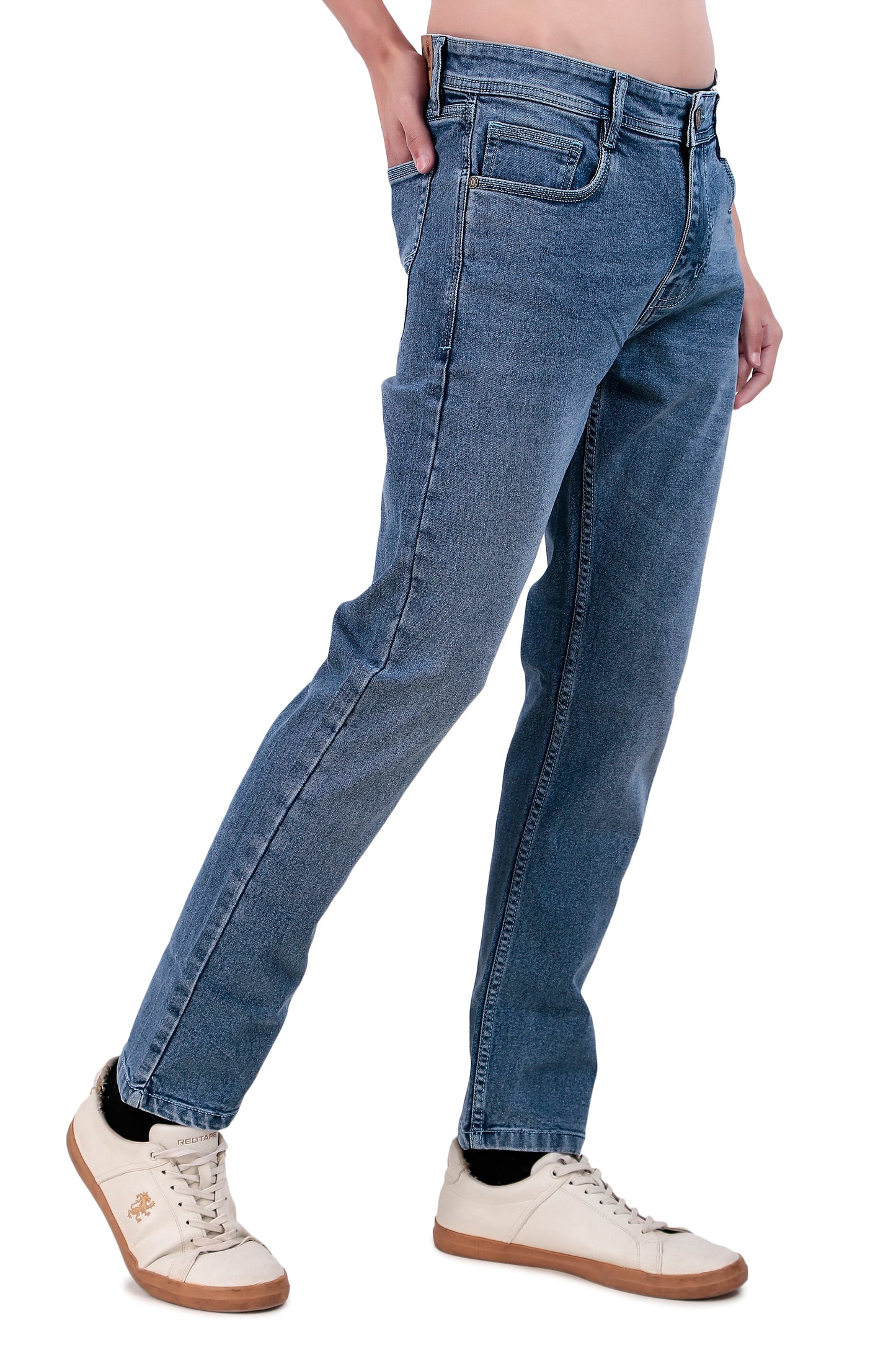 Mid-Blue Denim Jeans / Article no.- JB23
