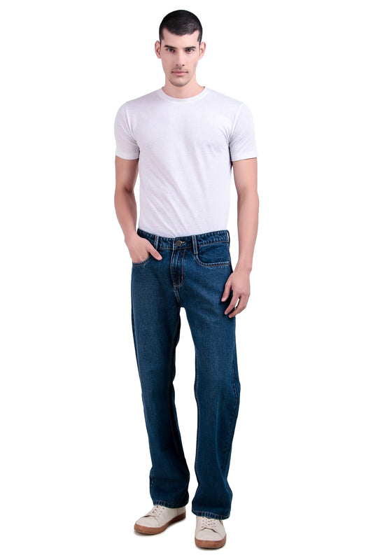 Blue Straight Fit Denim Jeans / Article no.- JB25