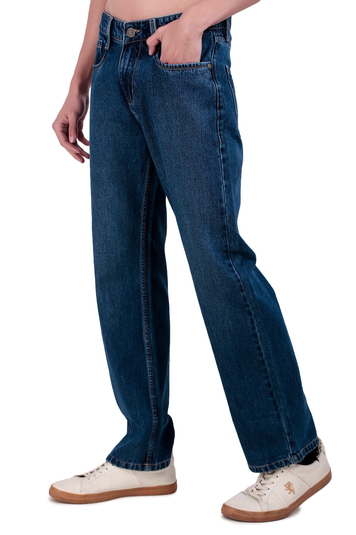 Blue Straight Fit Denim Jeans / Article no.- JB25