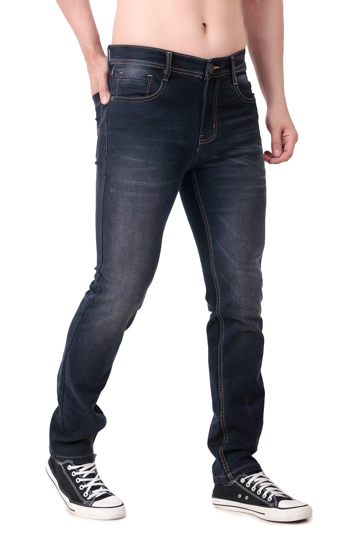 Dark Grey Tint Denim Jeans / ARTICLE NO.- JB08