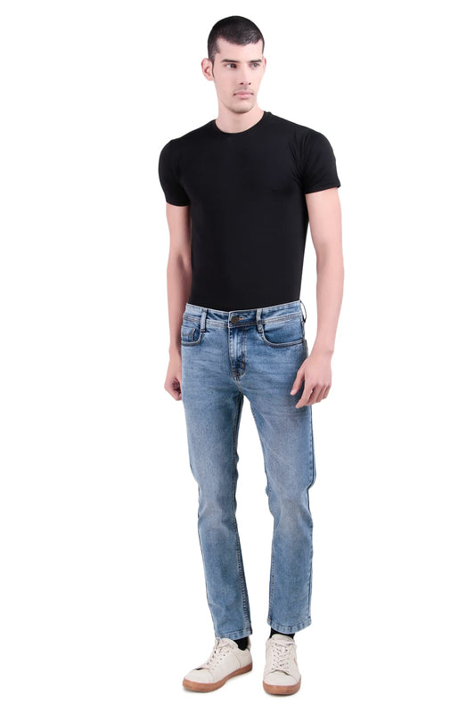 Shiny Blue Denim Jeans / Article no. - JB21