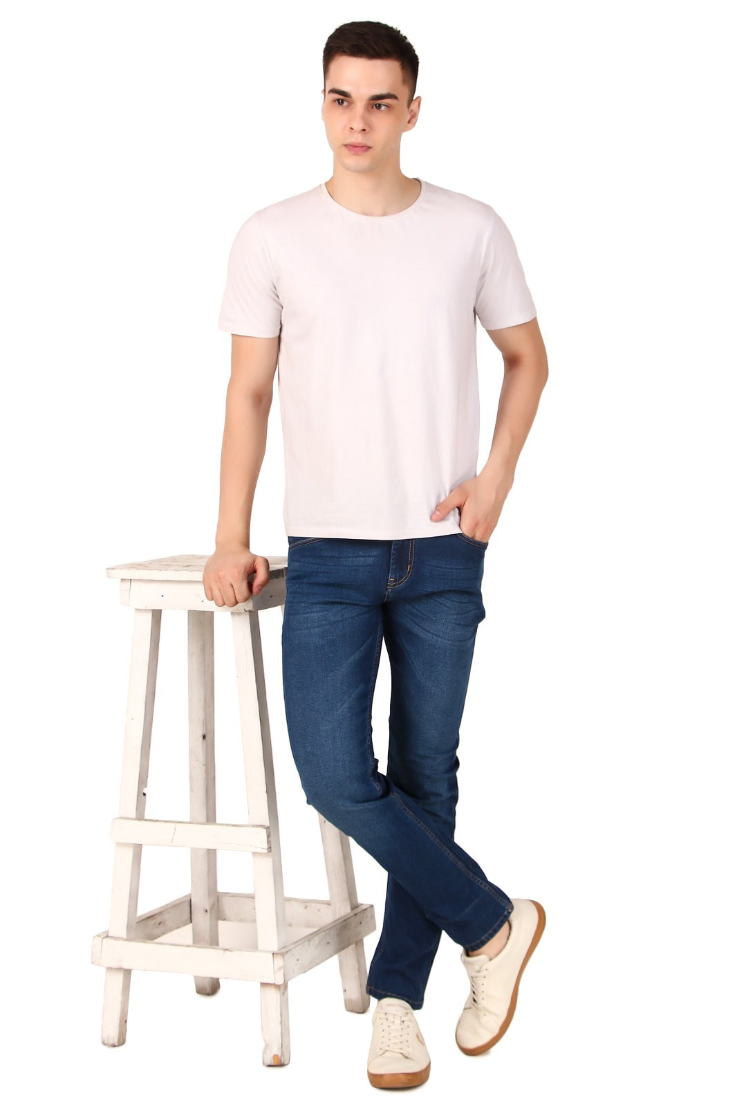 Mid Blue Denim Jeans / Article no.- JB02