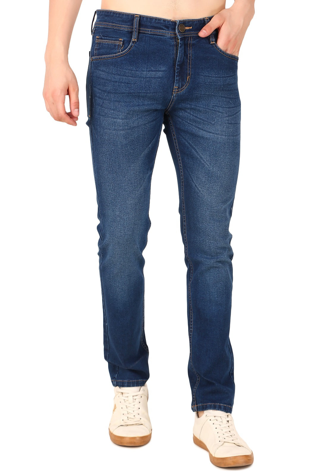 Mid Blue Denim Jeans / Article no.- JB02