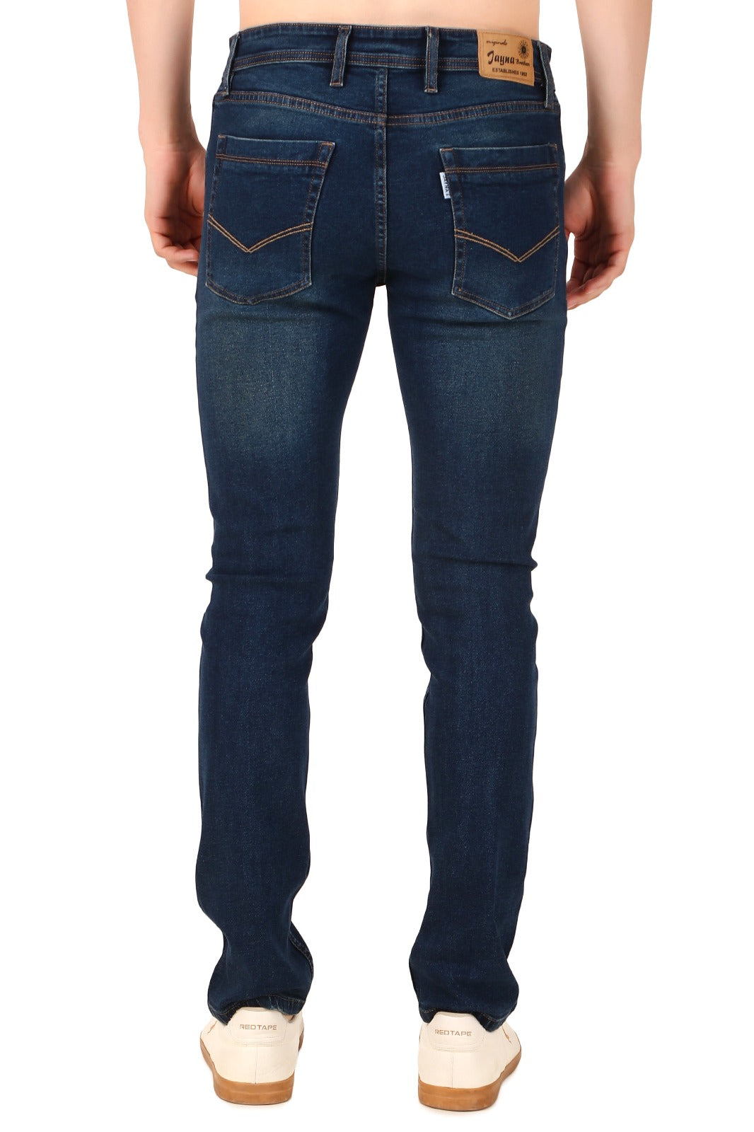 Mid Blue Dusty Denim Jeans / ARTICLE NO.- JB04