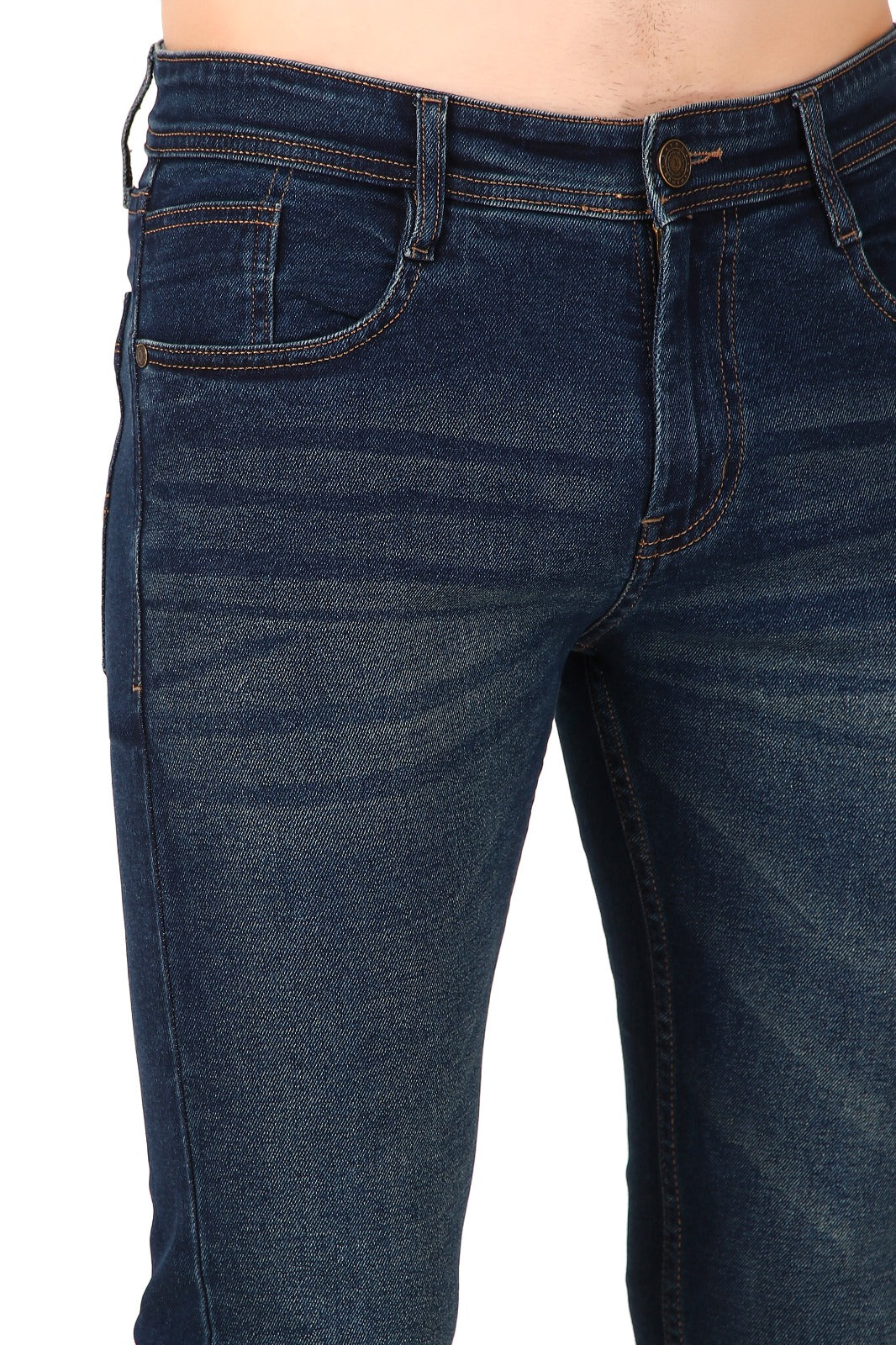 Mid Blue Dusty Denim Jeans / ARTICLE NO.- JB04