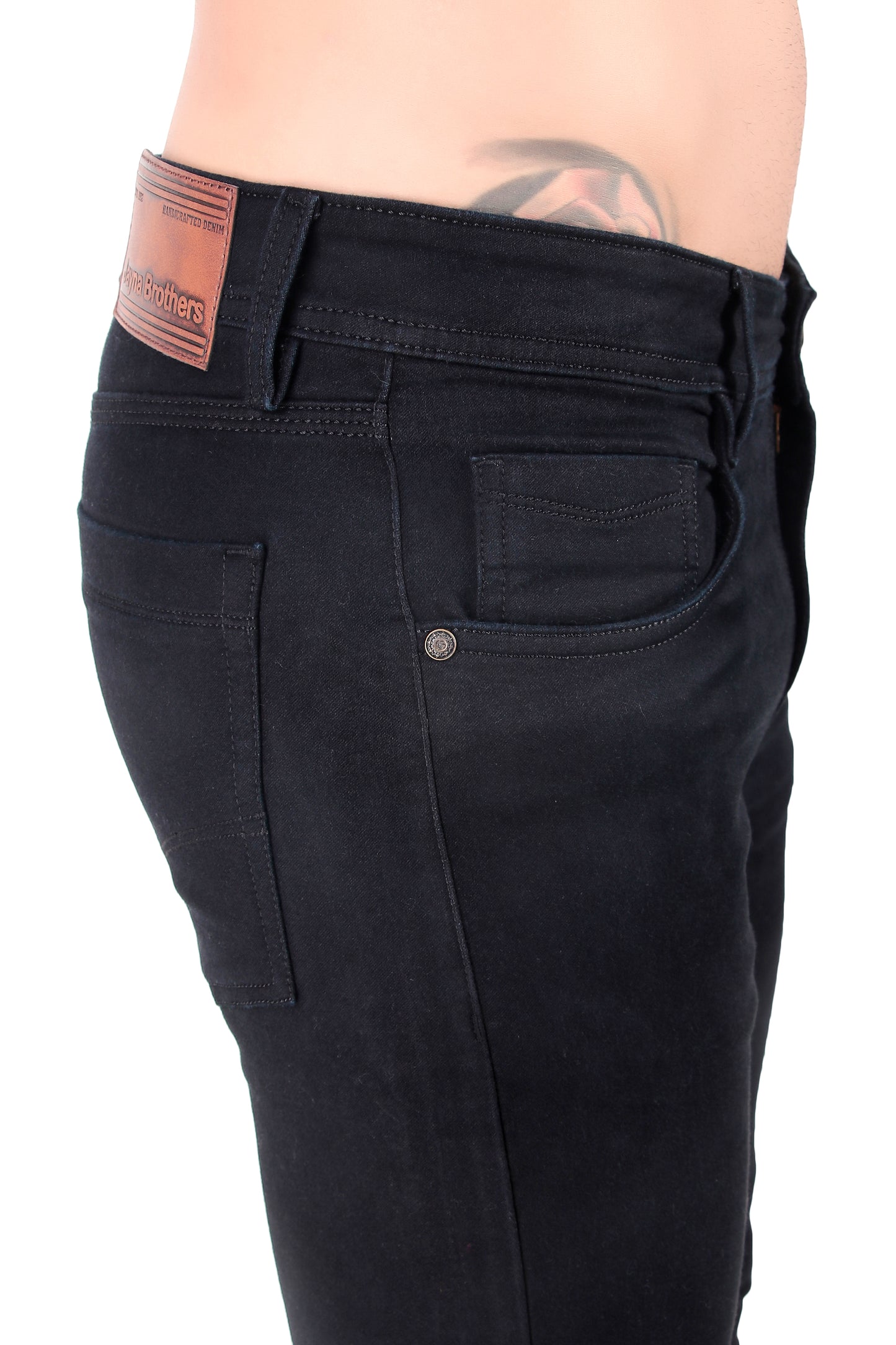 Rich Black Denim Jeans / ARTICLE NO.- JB16