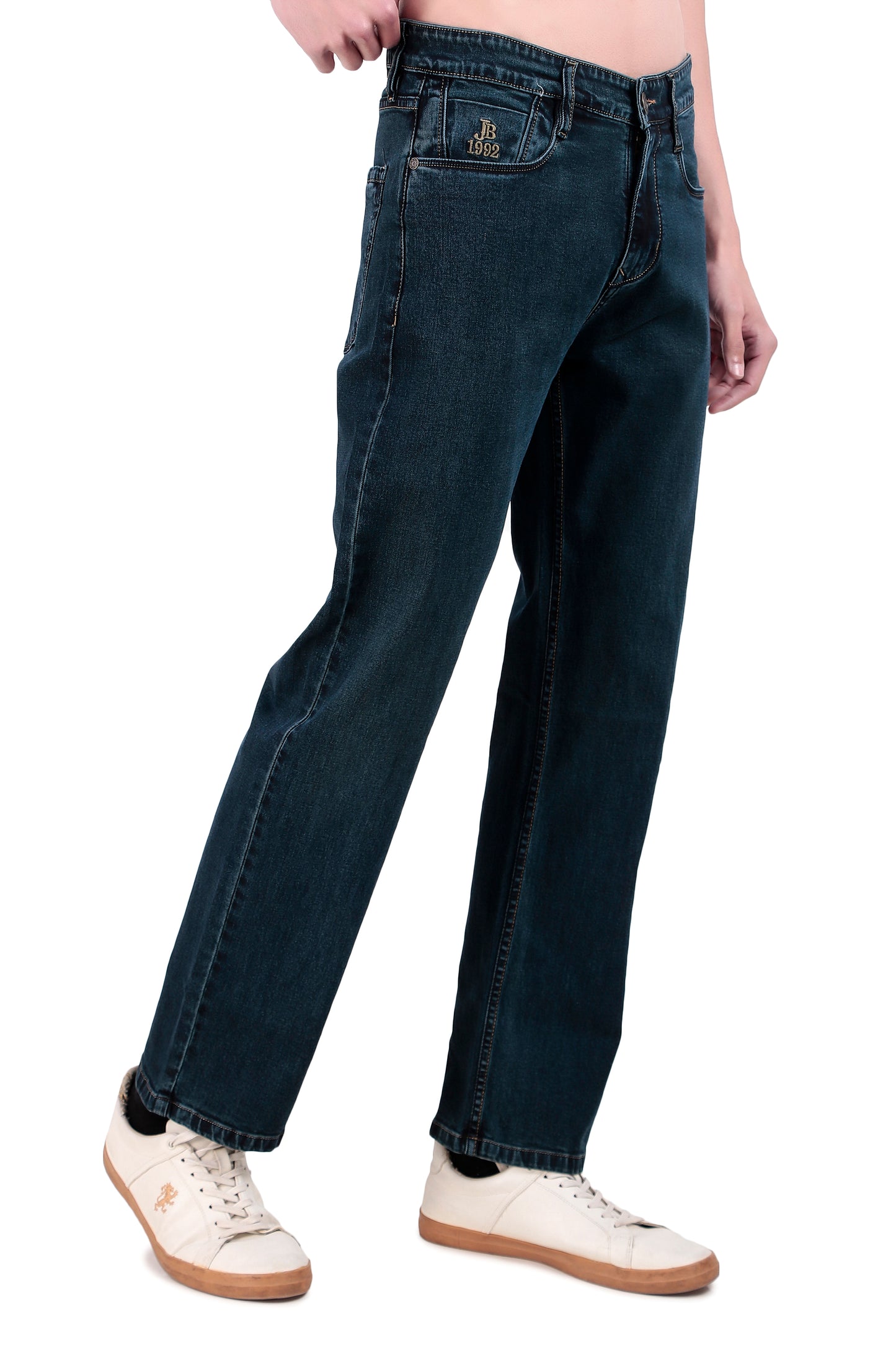 Deep Blue Straight Fit Denim Jeans / Article no.- JB28