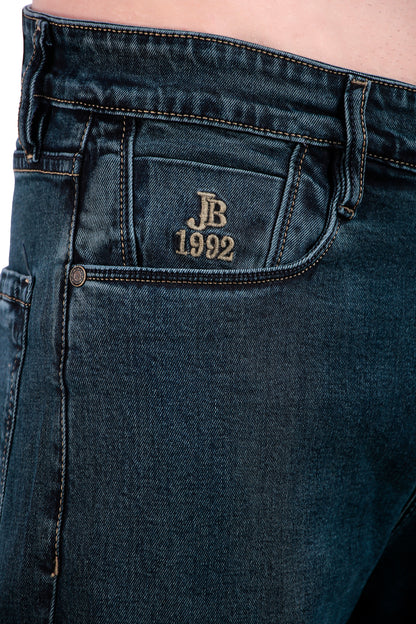 Deep Blue Straight Fit Denim Jeans / Article no.- JB28