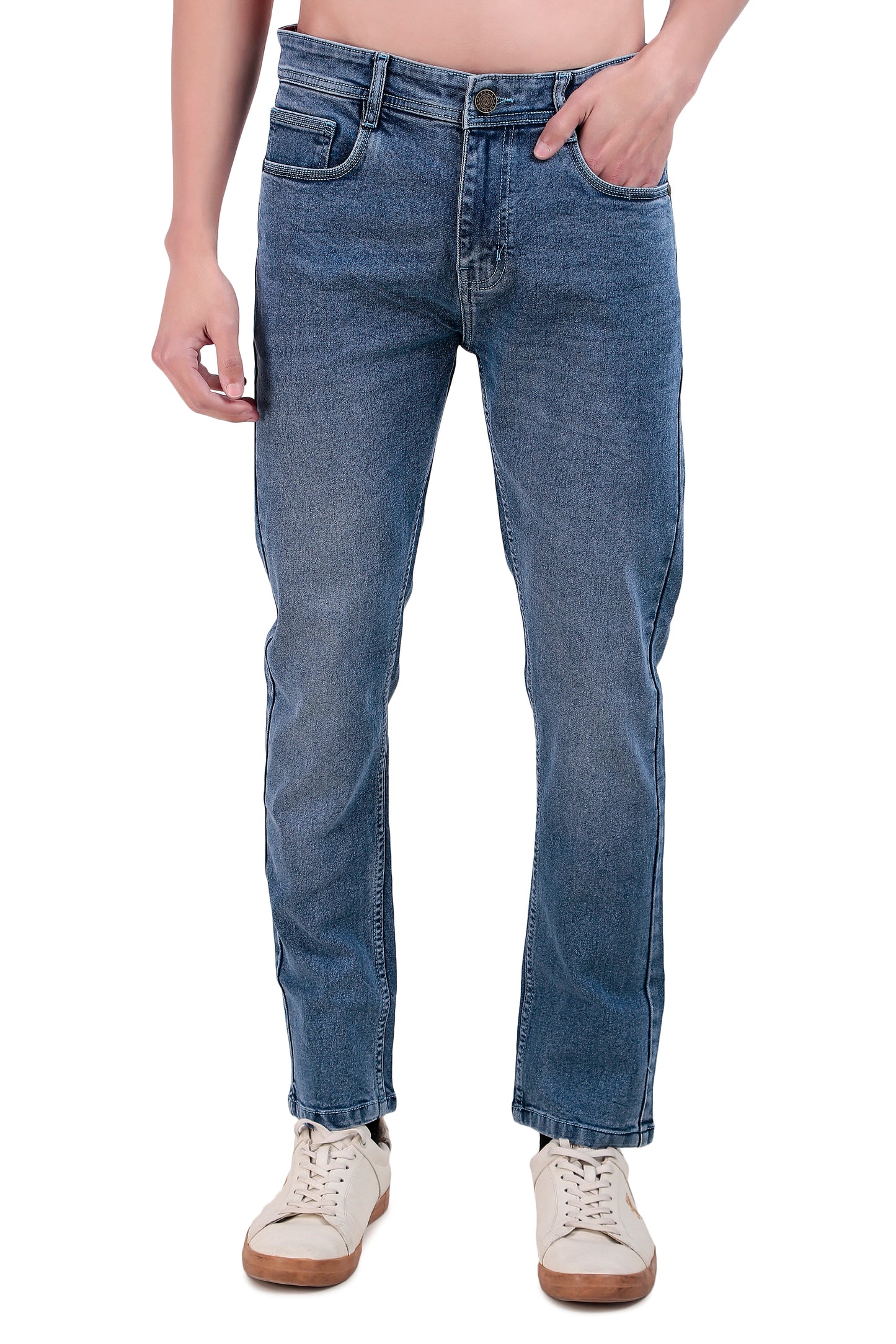 Mid-Blue Denim Jeans / Article no.- JB23