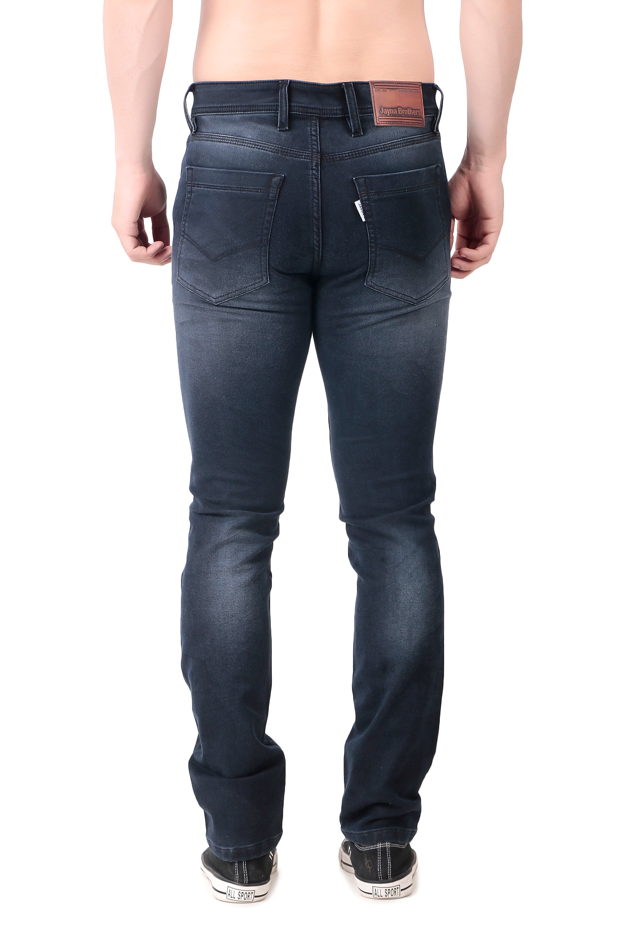 Dark Black Denim Jeans / ARTICLE NO.- JB09 – Jayna Brothers