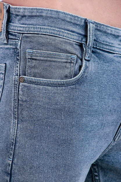 Mid-Blue Denim Jeans / Article no.- JB24
