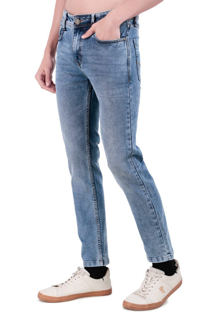 Shiny Blue Denim Jeans / Article no. - JB21