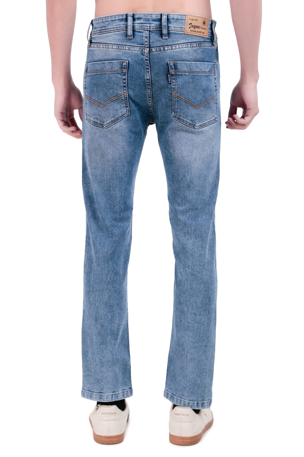 Shiny Blue Denim Jeans / Article no. - JB21