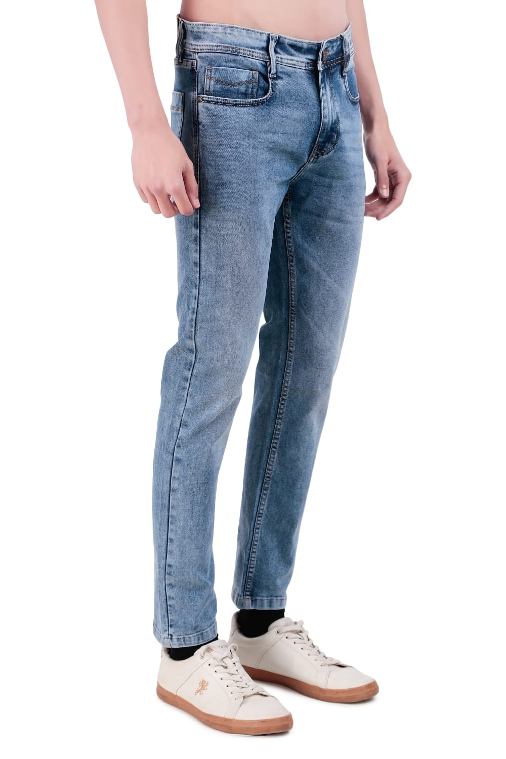 Shiny Blue Denim Jeans / Article no. - JB21 – Jayna Brothers