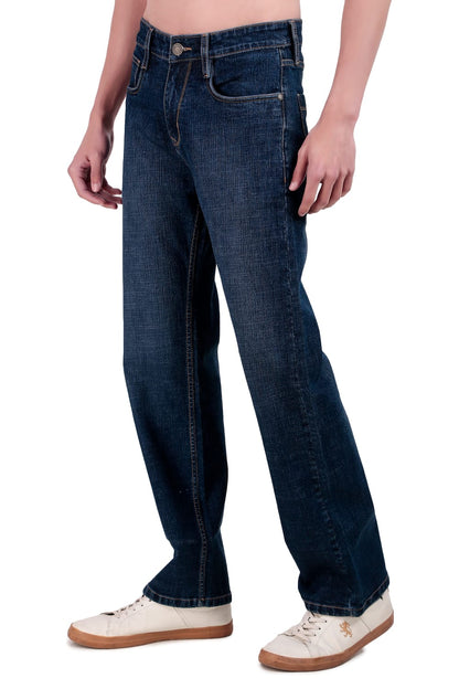 Mid Blue Straight Fit Denim Jeans / Article no.- JB30