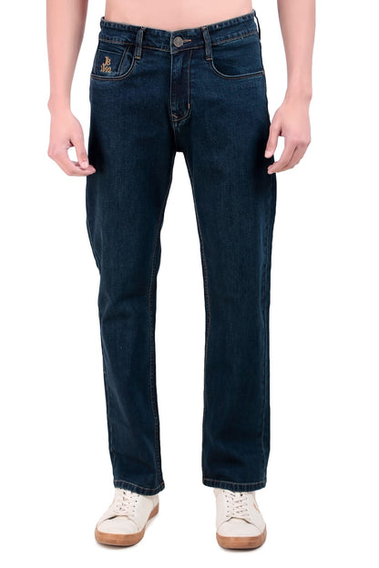 Blue Tinted Straight Fit Denim Jeans / Article no.- JB27