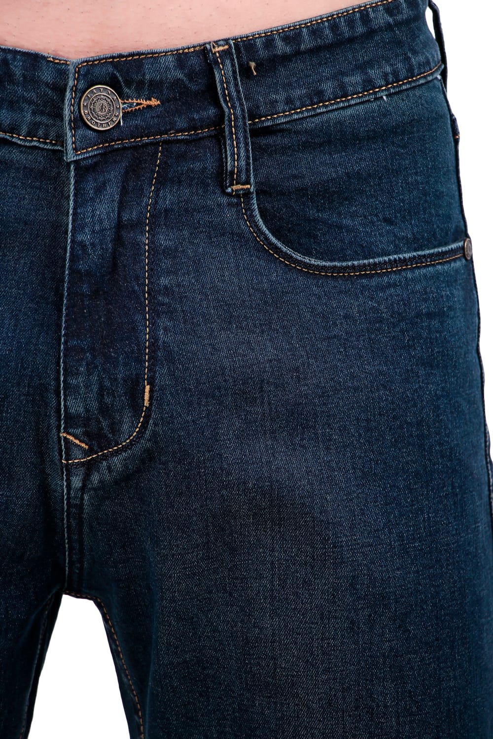 Blue Tinted Straight Fit Denim Jeans / Article no.- JB27